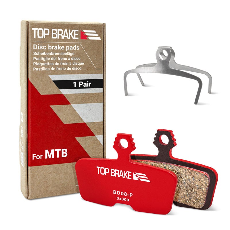 Top Brake وسادات فرامل قرص الفرامل العلوية لـ AVID SRAM Code R/RE/RSC، دليل RE - Image 1